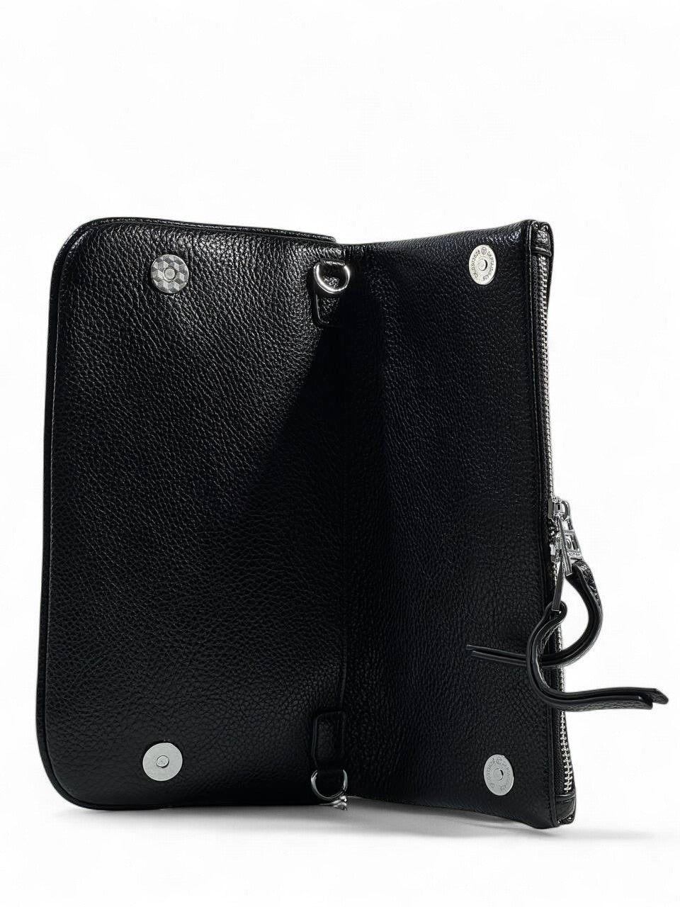 Zadig & Voltaire Black Studded Leather Shoulder Bag 🖤✨ | Iconic Parisian Glam