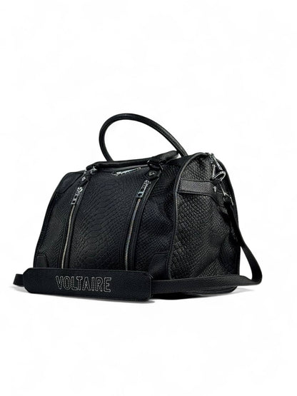 Zadig & Voltaire Black Voltaire Shoulder Bag 🖤 | Bold Parisian Statement