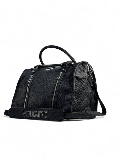 Zadig & Voltaire Black Voltaire Shoulder Bag 🖤 | Bold Parisian Statement