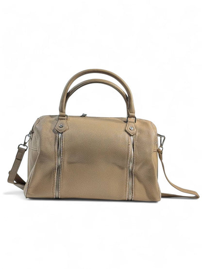 Zadig & Voltaire Taupe Duffel Bag 👜 | Chic Parisian Statement
