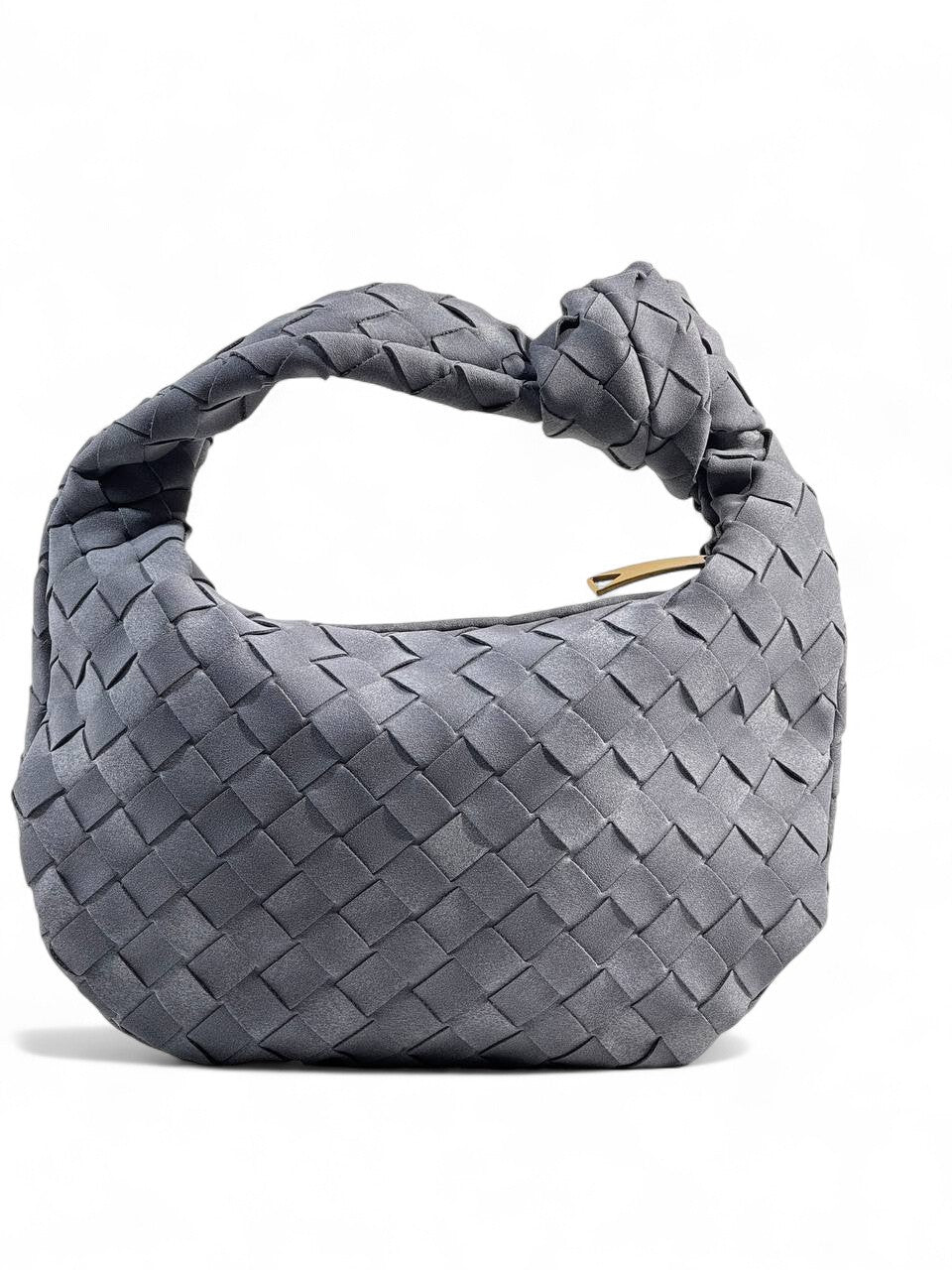 Bottega Veneta Inspired Woven Hobo Bag 🩶 | Elegant Grey Chic