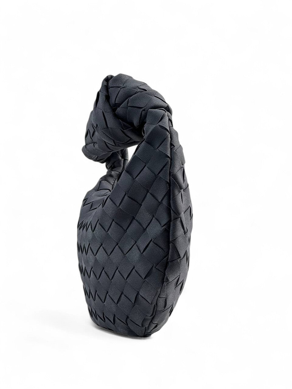 Bottega Veneta Inspired Woven Hobo Bag 🩶 | Elegant Grey Chic