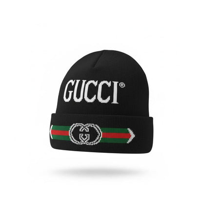 🖤 GUCCI Iconic Stripe Knit Beanie – Timeless Italian Winter Luxury ❄️