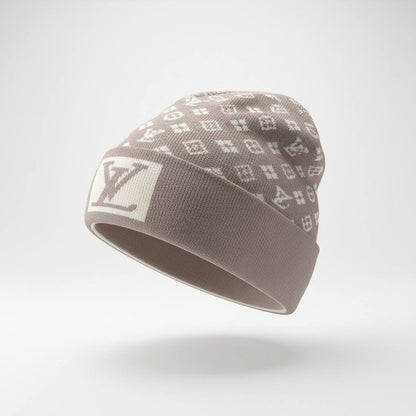 🤎 Louis Vuitton Monogram Knit Beanie – Timeless Winter Luxury ❄️