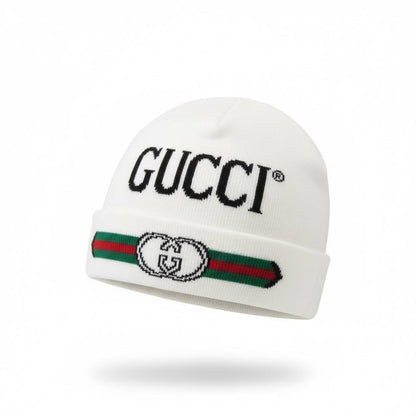 🤍 Gucci Signature Knit Beanie – Iconic Winter Style ❄️