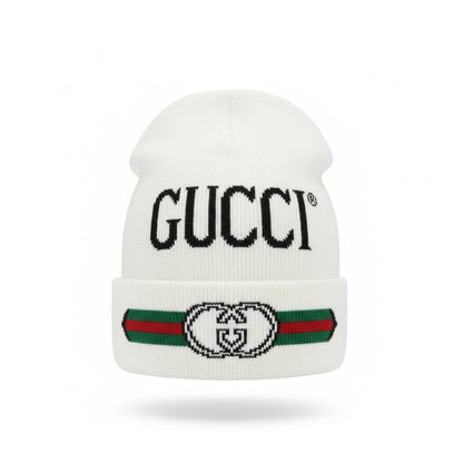 🤍 Gucci Signature Knit Beanie – Iconic Winter Style ❄️