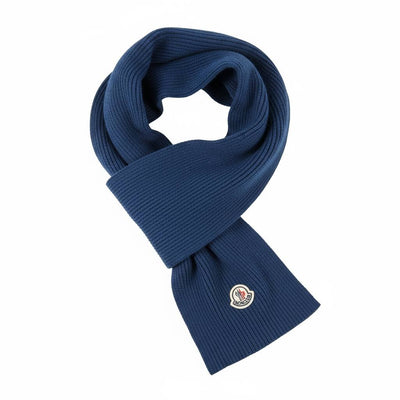 💙 Moncler Blue Winter Knit Set – Beanie, Scarf & Gloves Luxury Edition ❄️