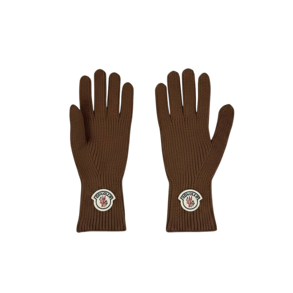 🤎 Moncler Brown Winter Knit Set – Beanie, Scarf & Gloves Luxury Edition ❄️