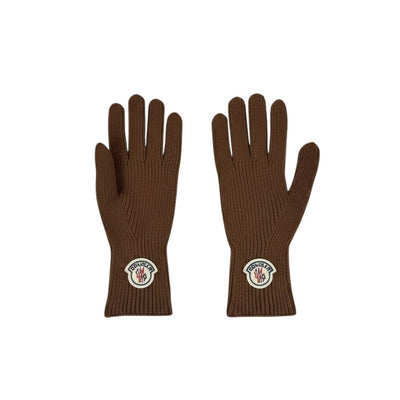 🤎 Moncler Brown Winter Knit Set – Beanie, Scarf & Gloves Luxury Edition ❄️
