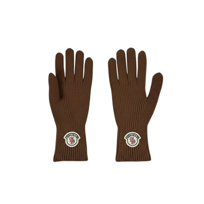 🤎 Moncler Brown Winter Knit Set – Beanie, Scarf & Gloves Luxury Edition ❄️