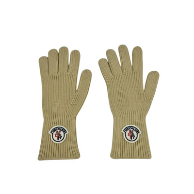 🤍 Moncler Beige Winter Knit Set – Beanie, Scarf & Gloves Luxury Edition ❄️