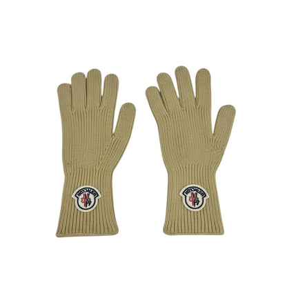 🤍 Moncler Beige Winter Knit Set – Beanie, Scarf & Gloves Luxury Edition ❄️