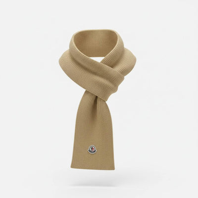 🤍 Moncler Beige Winter Knit Set – Beanie, Scarf & Gloves Luxury Edition ❄️