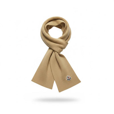 🤍 Moncler Beige Winter Knit Set – Beanie, Scarf & Gloves Luxury Edition ❄️