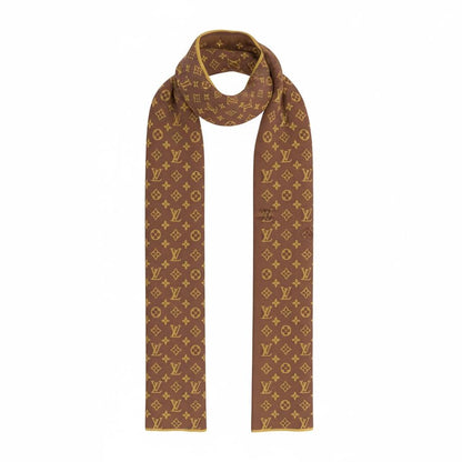 🤎 Louis Vuitton Classic Monogram Scarf – Timeless Luxury ❄️