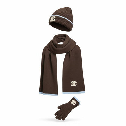 🤎 Chanel Brown Knit Winter Set – Timeless Elegance & Cozy Luxury ❄️