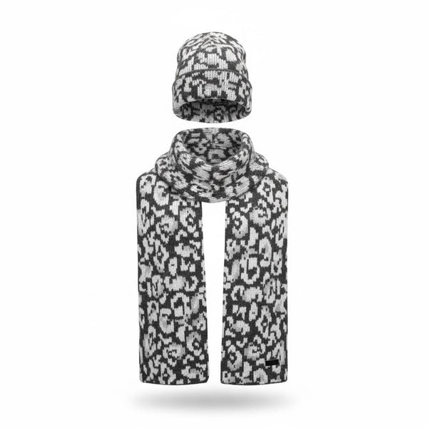 🧢 Bowlow Classic Knit Beanie & Scarf Set – Winter Essential