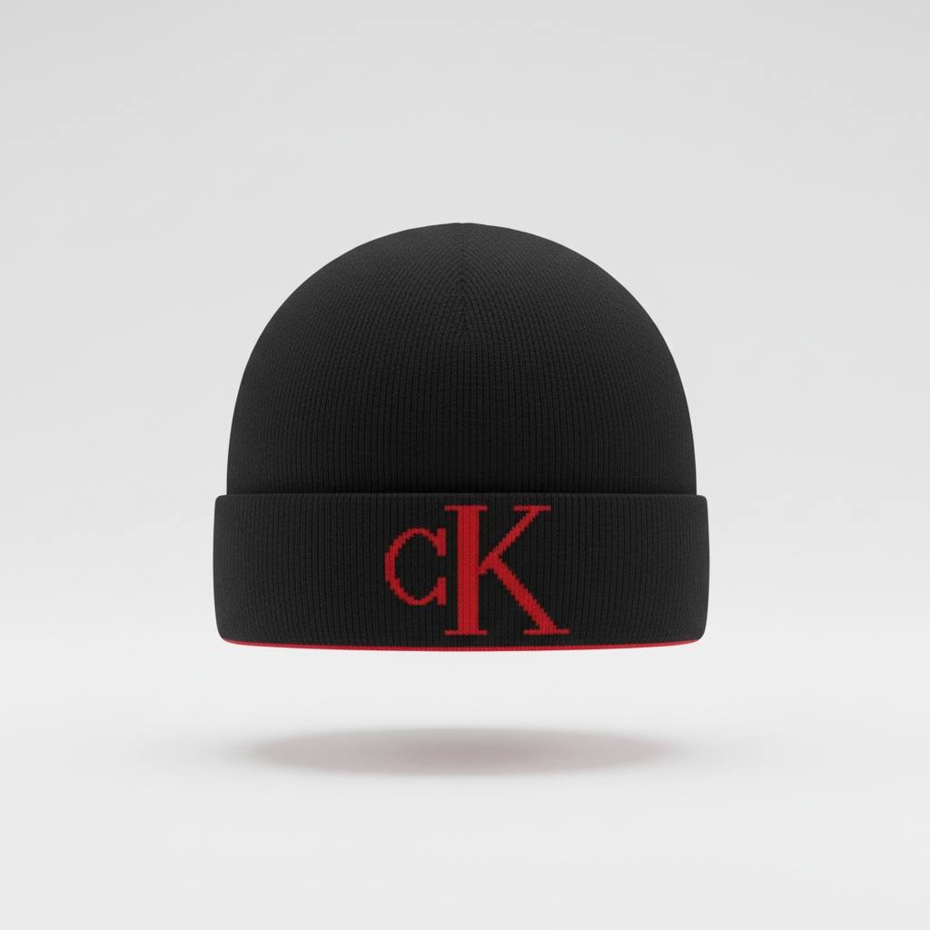 ✨ Calvin Klein CK Logo Knit Beanie – Winter Essential Unisex Hat 🧢❄️