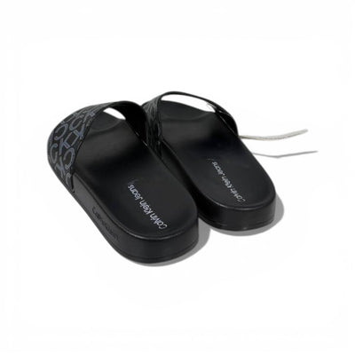 🖤 Calvin Klein Monogram Black Slides