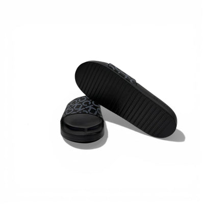 🖤 Calvin Klein Monogram Black Slides