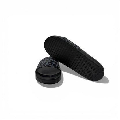 🖤 Calvin Klein Monogram Black Slides
