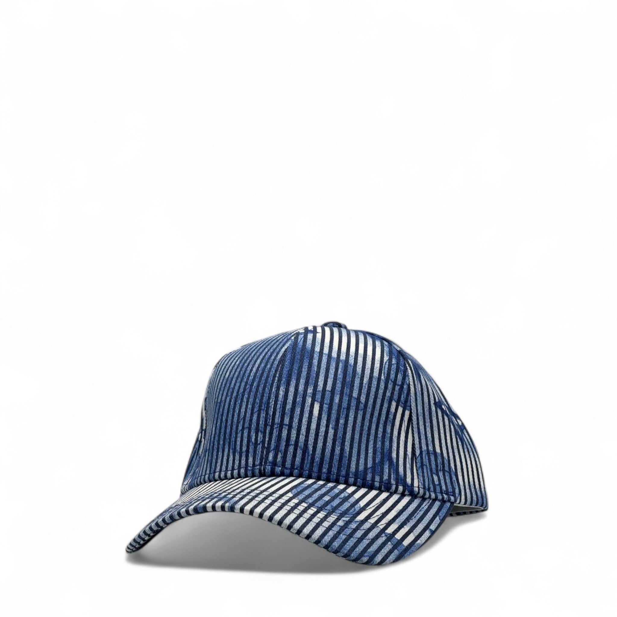 Louis Vuitton Monogram Pinstripe Cap – Indigo Blue Edition 💙🧢