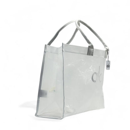 Alo Oversized Clear Tote – Ice White 🧊👜