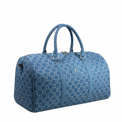 Jordan Signature Travel Duffle Bag 🧳💙 Denim Blue Edition