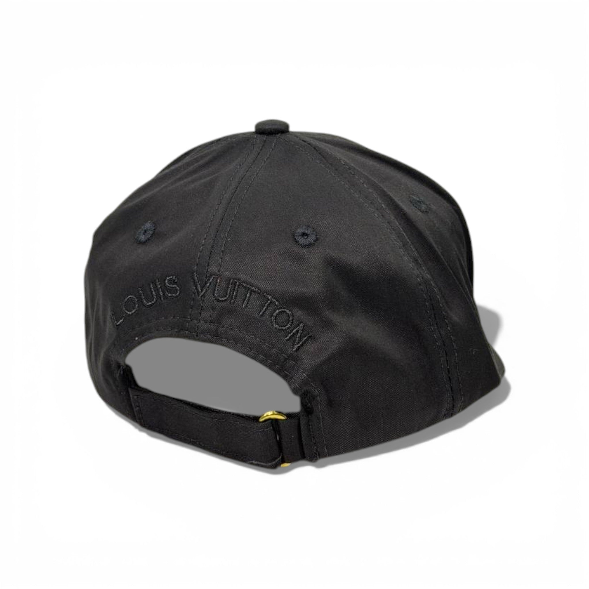 🧢 Louis Vuitton Black LV Baseball Cap – Signature Monogram Edition