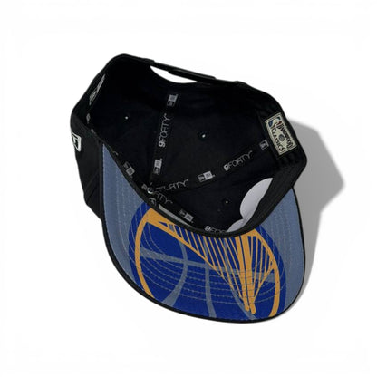 🧢 New Era Black Flat Brim Cap – Classic Urban Streetwear 🖤🔥