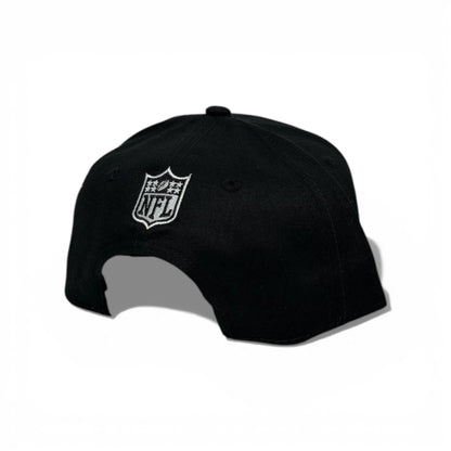🧢 Las Vegas Raiders Black & Grey Flat Brim Cap – Classic NFL Streetwear 🖤🏈