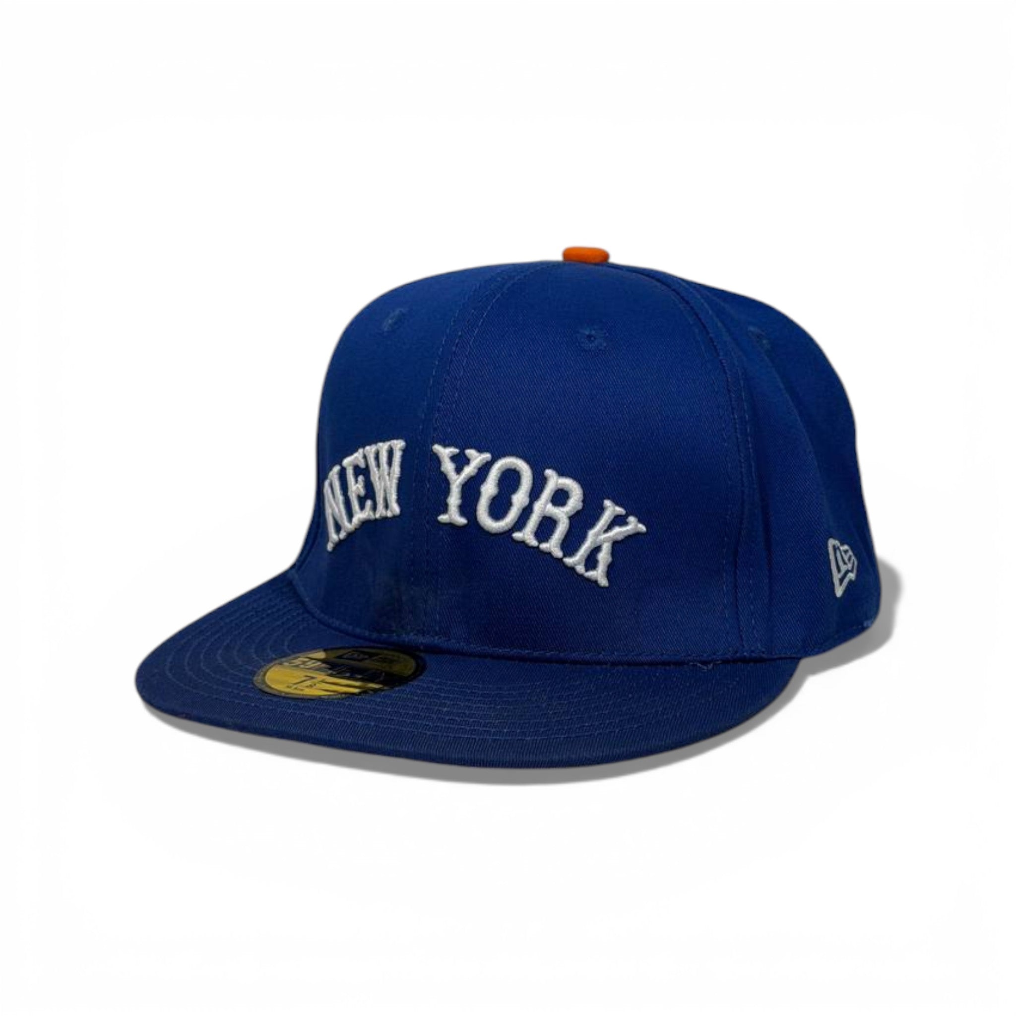 🧢 New York Royal Blue Flat Brim Cap – Classic Urban Street Style 💙✨