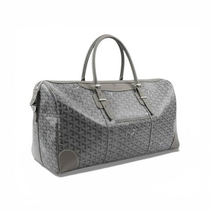 🧳 Goyard Grey Monogram Travel Bag – Luxury Weekender | Iconic French Craftsmanship 👑✨