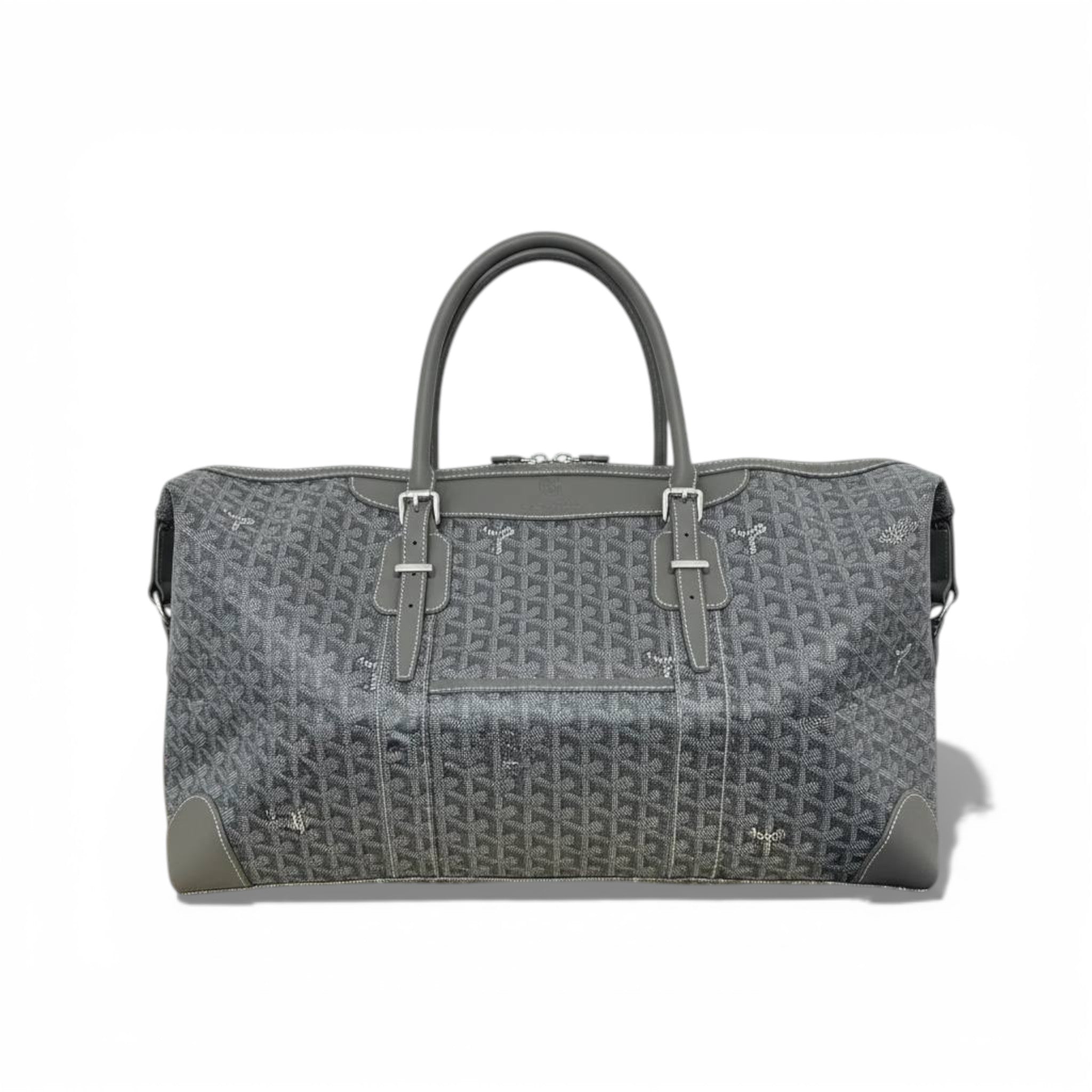 🧳 Goyard Grey Monogram Travel Bag – Luxury Weekender | Iconic French Craftsmanship 👑✨