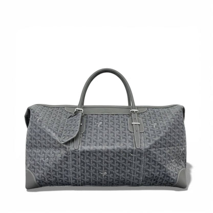 🧳 Goyard Grey Monogram Travel Bag – Luxury Weekender | Iconic French Craftsmanship 👑✨