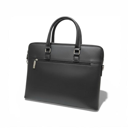 🖤 Gucci Black GG Embossed Leather Briefcase – Luxury Business Bag | Timeless Power 👔✨