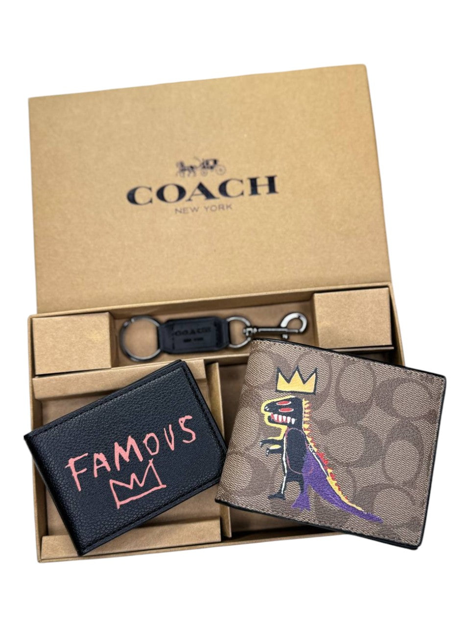 Coach Famous Dragon Wallet Set bundle