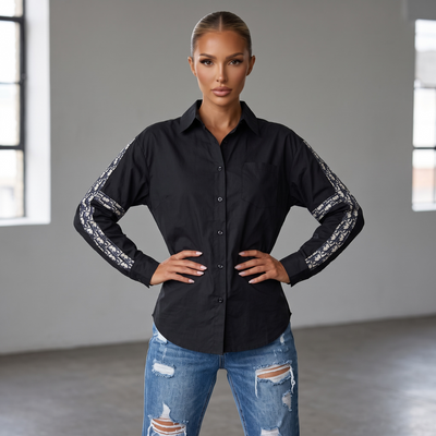 Dior Oblique Logo Oversized Shirt one size