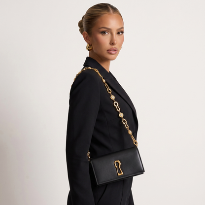 🖤 SCHIAPARELLI Keyhole Shoulder Bag ✨