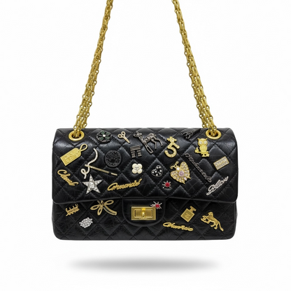 Chanel Quilted Charm Flap Bag 🖤✨