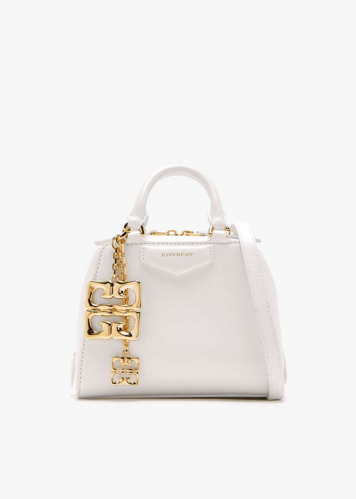 Givenchy Mini Top Handle Bag White with Gold Charm 🤍✨🔗