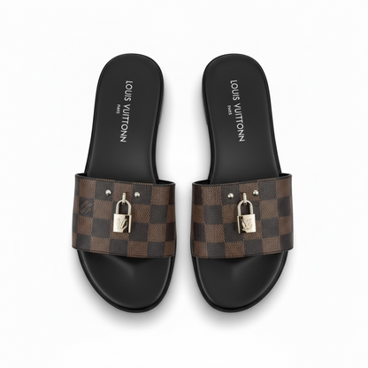 LOUIS VUITTON Damier Slides 🔒🤎 | Iconic Statement Luxury