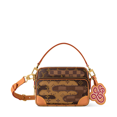 👜 Louis Vuitton Monogram Patchwork Crossbody Bag – Brown