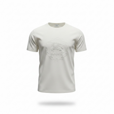 Burberry Beige Embossed Logo T-Shirt 🤎✨ Quiet Luxury Edition