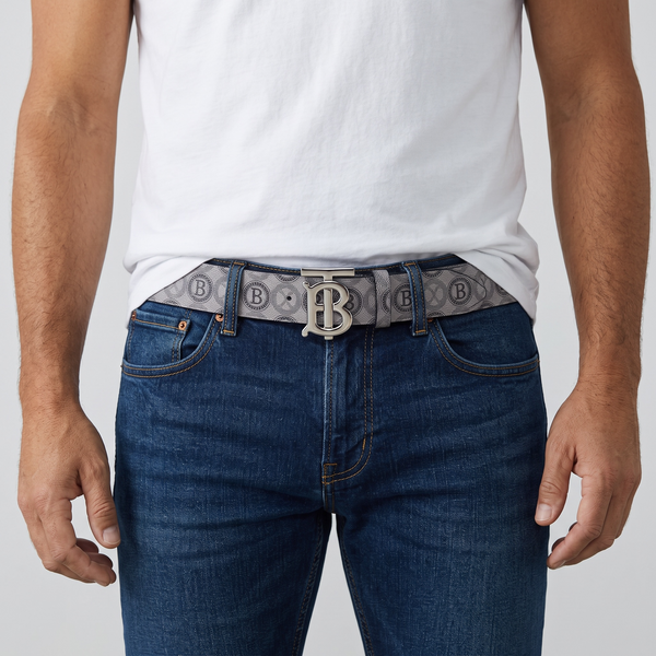 Burberry Luxury Check Belt – Buckle 115 cm🖤🔥