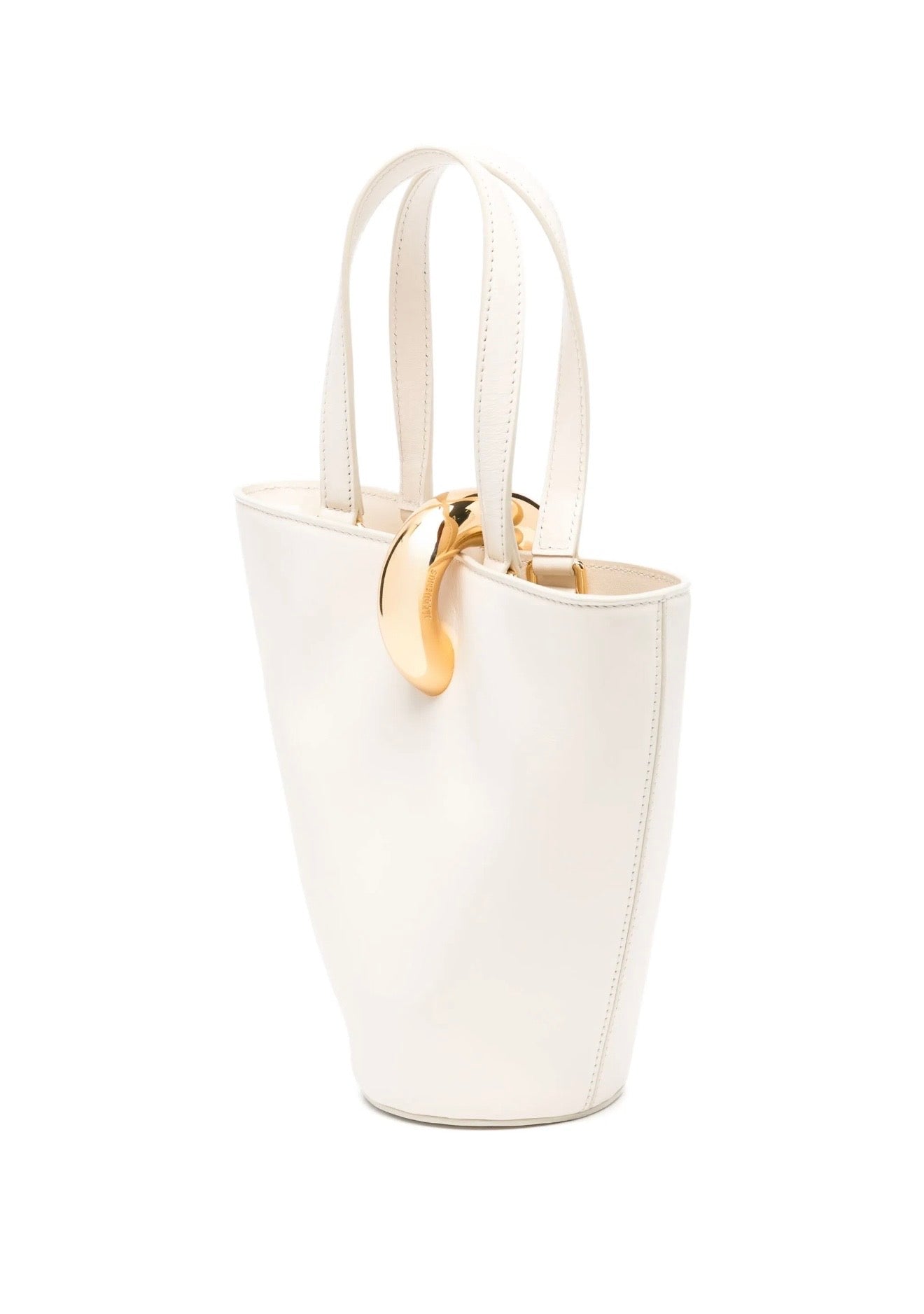 Jacquemus Ivory Bucket Bag 🤍✨ Elegant Mini Luxury Handbag