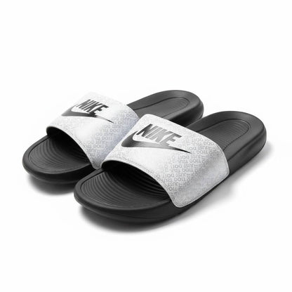 Nike Black & White Logo Slides ⚫🤍 | Clean Sport Everyday Essential 👟🔥