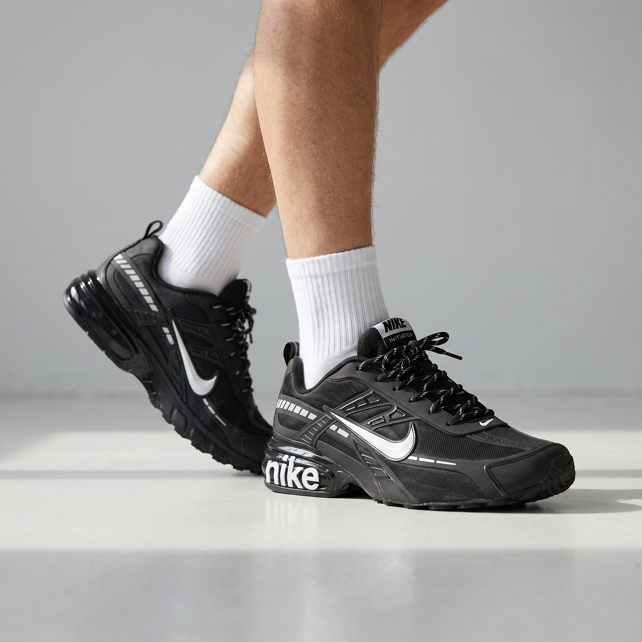 ⚡🖤 Nike Air Shox Black Silver Sneakers – Retro Streetwear Performance Shoes 👟🔥