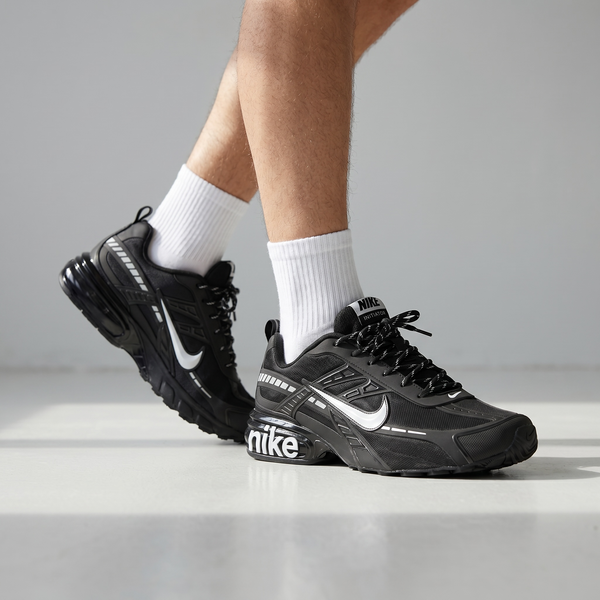 ⚡🖤 Nike Air Shox Black Silver Sneakers – Retro Streetwear Performance Shoes 👟🔥