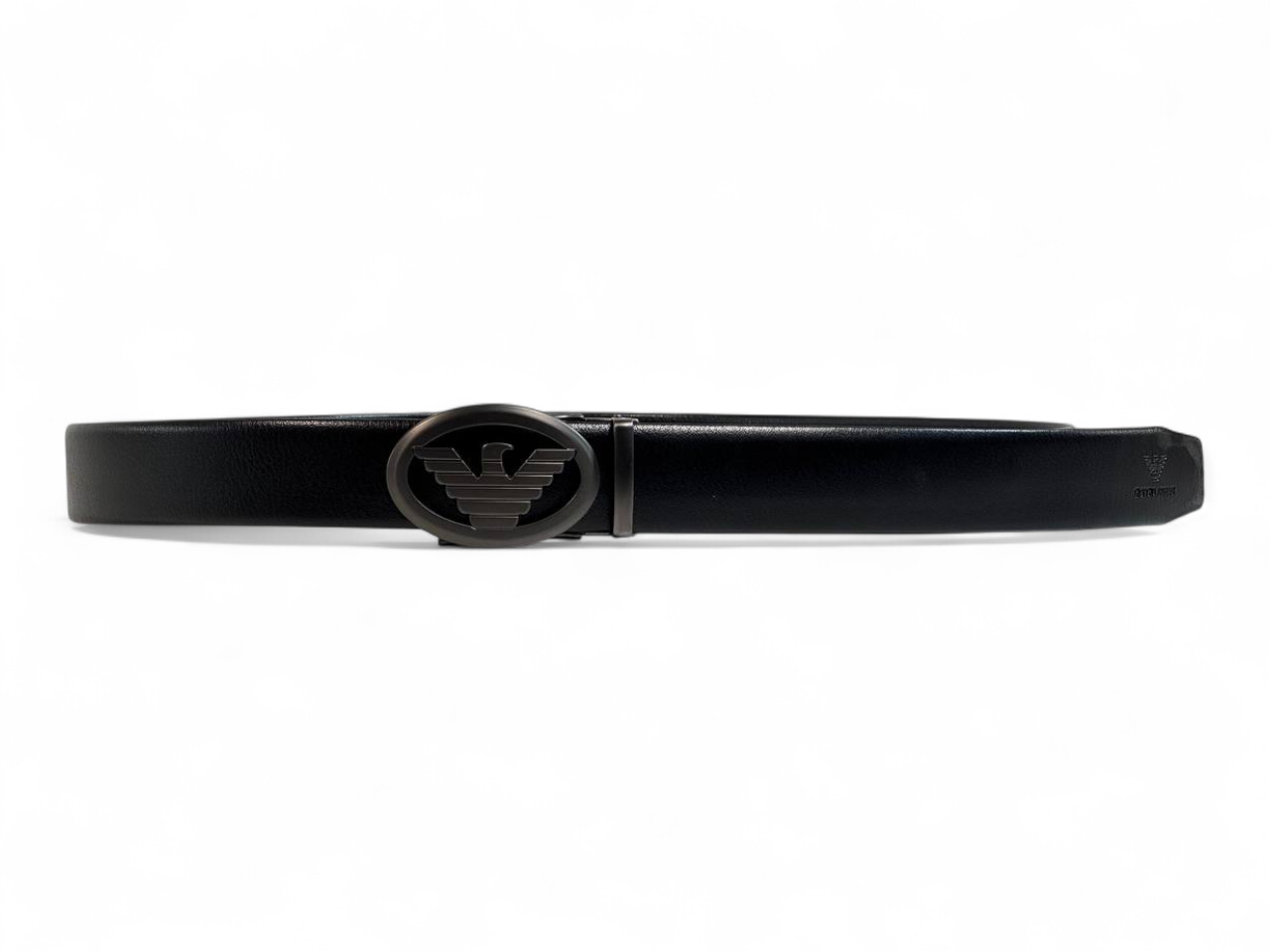🖤 Emporio Armani Eagle Emblem Leather Belt – 135 cm Prestige Edition 👔